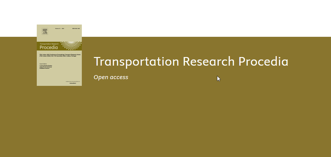 Transportation Research Procedia banner